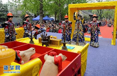 （文化）（3）北京举行先蚕坛祭祀展示活动