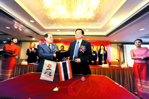 泰国国家旅游局昨（3日）与广州旅行社签订合作协议