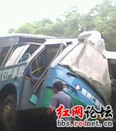 湖南株洲市市区一高架桥发生坍塌事故(组图)
