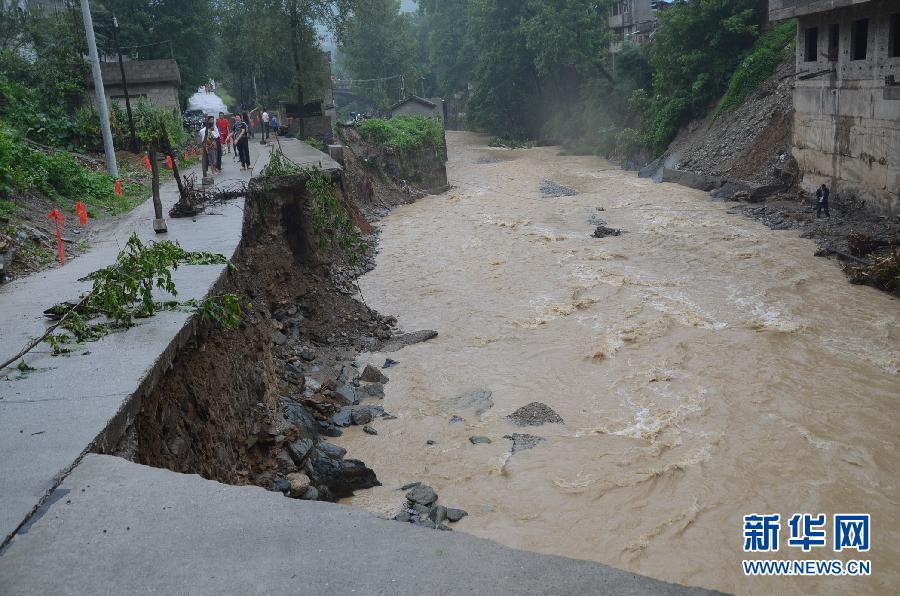 #（生态）（2）湖北保康遭遇暴雨洪涝灾害