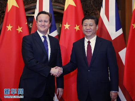 (时政)习近平会见英国首相卡梅伦
