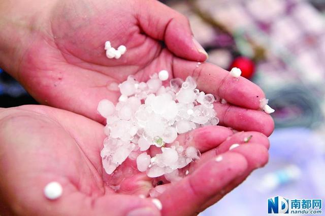 广东多地遭暴雨冰雹袭击 143县市发布灾害预警