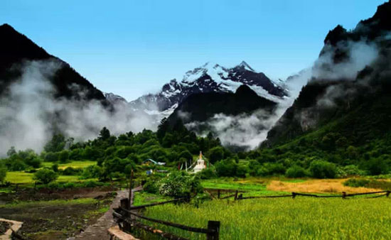 中国有个地方叫雨崩