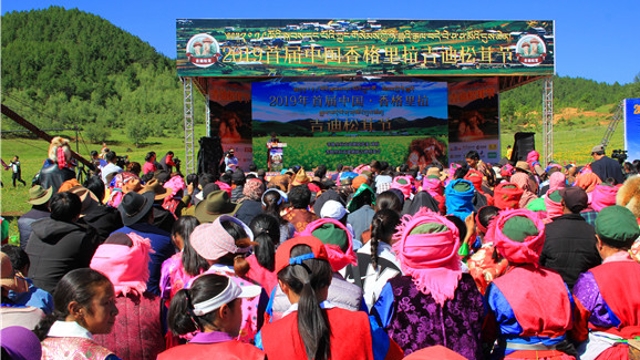 首届中国香格里拉吉迪松茸节迎客来