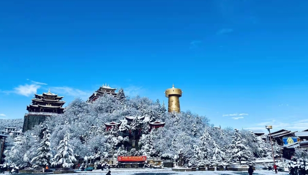 四月飘雪！香格里拉的春天就是这么任性！