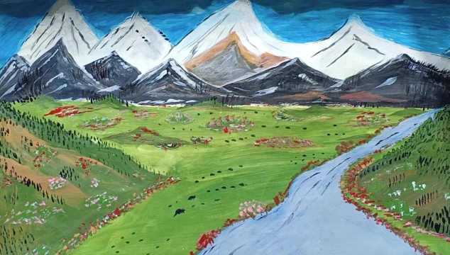 州藏文中学27幅作品在云南省美丽乡村绘画作品征集活动中获奖