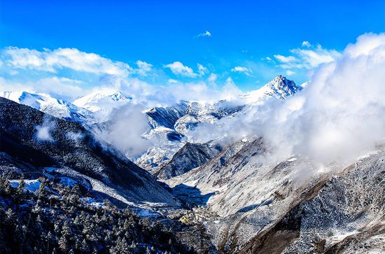 冬季来昌都看雪 这才是真正的雪域高原